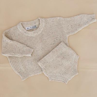 China ENGLAND STYLE Sprinkle knit set for kid and baby with 100% organic cotton for sale