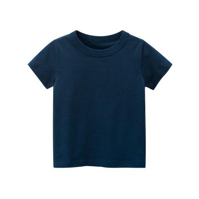 China Custom Plain Casual T-shirts Kids 100% Cotton Printing T-shirt For Kids Wholesale Cheap Gilden Boy's O-Neck Brand Short Sleeve T-Shirts for sale