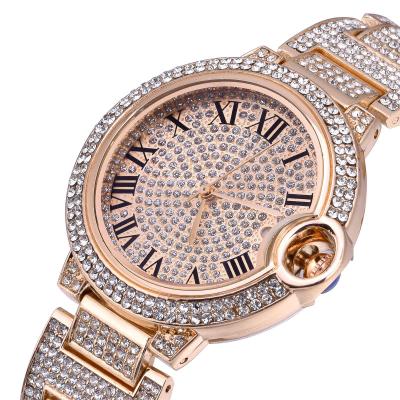 China Antique Quartz Diamond Watch Women P2712 Business Fashion Charm Alloy Stainless Steel Waterproof Watch Case Back for sale