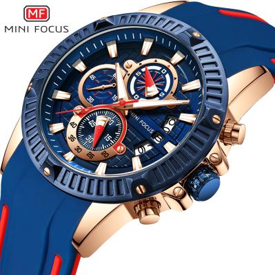 China Charm brand watch waterproof alloy case rubber quartz watch for men MF0244 for sale