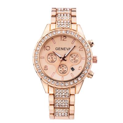 China Popular High Quality Quartz Watch Women Alloy Quartz Watch High Quality Geneva Wrist Watches GW90 for sale