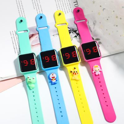 China Waterproof Coin Sport Fashion Limited Edition Business Antique Rubber Luxury Brand Kids Cartoon Led Watch lw49 for sale