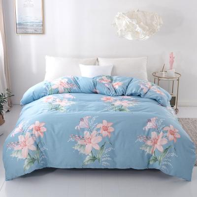 China Modern Soft Hotel 4 Pcs Twill Printing 100% Cartoon Style Four Piece Bedding Set for sale