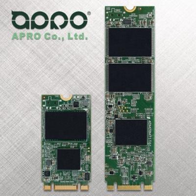 China High Quality Industrial SSD APRO NAND 3D Thin Layer Chromatography M.2 SATA III SSD For Embedded System for sale