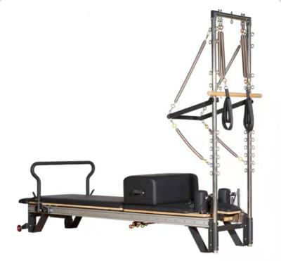 China 2021 Fitness Center Professional Gymnasium Fitness Trapeze Pilates All Track Aluminum Reformer Half for sale