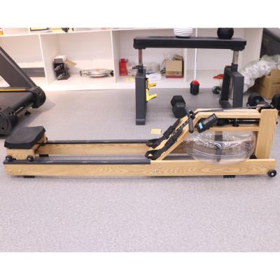 China Factory Supply Factory Supply Universal Red White Red White Gym Exercise Wood Commercial Water Rowing Machine for sale