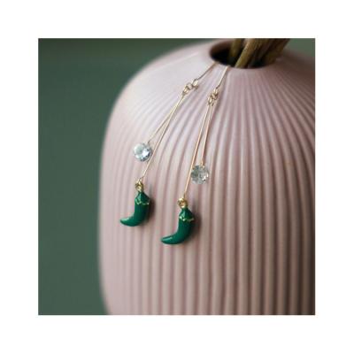 China CLASSIC Hot Selling Elegant Jewelry Product Jewelry Fashion Green Color Earrings Women Earings For Sale for sale