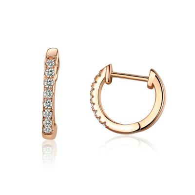 China 2021 New Earings Single Row Drill Earings Women Fashionable Stainless Steel 2021 for sale