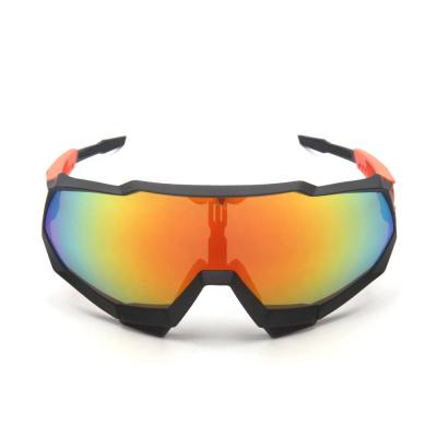 China Sports sunglasses 2021 sports glass sunglasses shape men's spring and film sunglasses women's clothing colors new style for sale