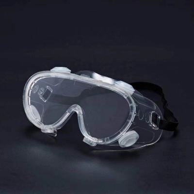 China Clear Double Side Anti-fog Anti-fog Eye Shield Safety Glasses For Chemical for sale