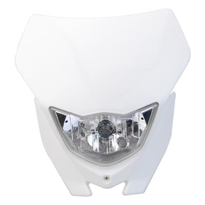 China GOOFIT Motorcycle Headlight Light H4 12V 35W White Replacement For Super Motorbike Dirt Bike Moter Detailed Measurement as shown in the pictures for sale