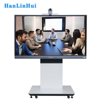 China 55 inch large size panel interactive touch screen monitor all in one PC classroom and meeting room use 55inches for sale