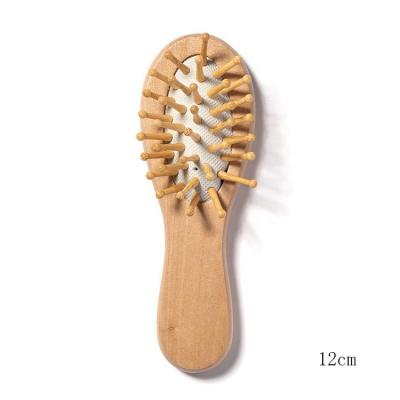 China For Home Use Best-selling Quality Massage Comb Scalp Massager Wooden Mini Hair Brush Shampoo for sale