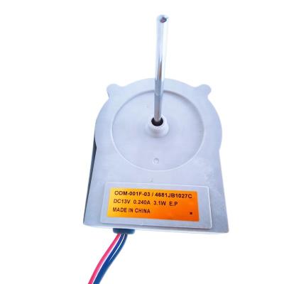 China Surmounts White DC13V 3.1W 0.24A ODM-001F-03 3PIN Refrigerator Part 4681JB1027C Fan Motor for sale