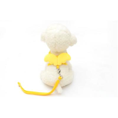 China 2020 Viable New Design Angel Wing Dog Leashes Cute Attach Harness Leash For Dog Puppy for sale