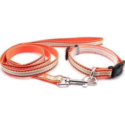 China Durable Fashionable Stable Colorful PP Dog Leash And Collar Set For Dog for sale