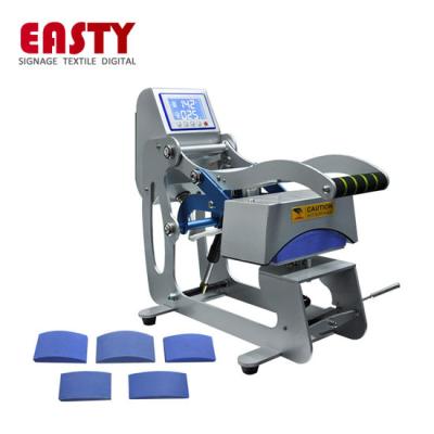 China Garment Shops Easty Star Clam Shell Cap Hat Sublimation Heat Press Machine for sale