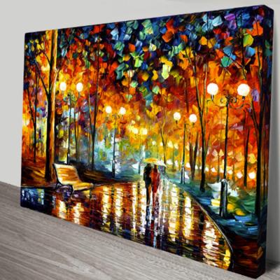 China Home Decor Canvas Children Stretched Oil Painting Set Handmade Cartoon Paintings For Home Drawing for sale