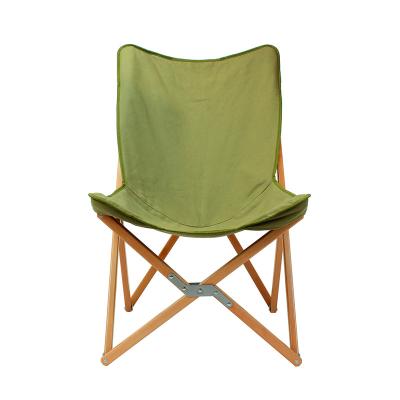 China YILU Beech Easy Carry Wooden Chair Outdoor Furniture Foldable Wooden Camping Chair zu verkaufen