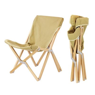 중국 YILU Camping Lounge Folding Chair Easy Carry Wood Set Outdoor Leisure Picnic Wooden Chair 판매용