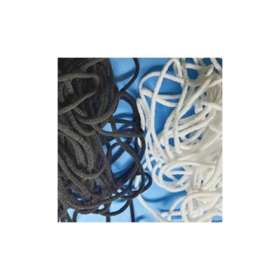 China High Elasticity Low Price Polyester Spandex Material 3.5mm Good Quality Knitting Process Round Ear Strings for sale