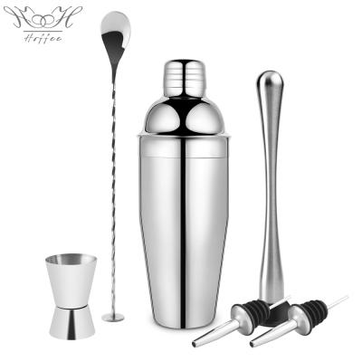 China 2020 Best Selling Cocktail Bars Shaker Set Bartender Kit 6 Piece Foundations for sale