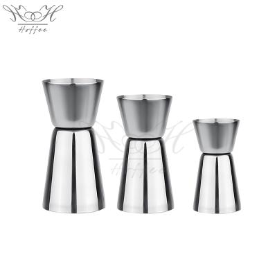 China 15ml/30ml 20/40ml 25/50ml Stainless Steel Cocktail Bar Jigger Viable Classic Set for sale