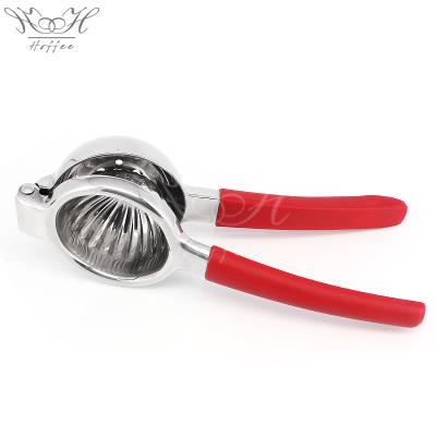 China High Quality Viable Manual Stainless Steel Lemon Squeezer With Silicone Cover Lime Press Citrus Squeezer for sale