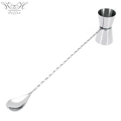 China 2020 New Product Ideas Combination Bar Sustainable Mixing Spoon With Double Measuring Cups Top for sale