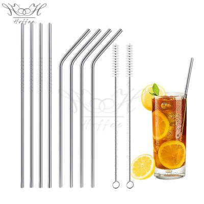 China Sustainable Eco-friendly Reusable Stainless Steel 304 Drinkable Straw With Free Customer Logo for sale