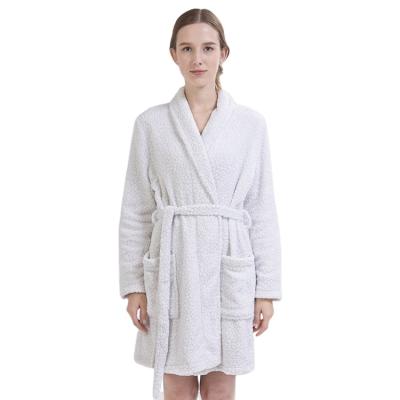 China Super QUICK DRY High Quality Hotel Plush Microfiber Couples Men's Shear Mr Mrs Gift Supplier Bathrobe Bathrobe for sale