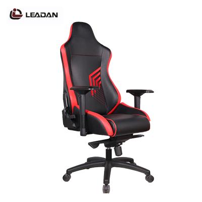 China Wholesale LEADAN Adjustable Ergonomic PC Fabric Floor Gaming Chair (Size) With Speakers Footrest Massgae Gamer Chair Gaming Leather Custom for sale