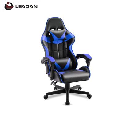 China (Size)LEADAN RGB Adjustable Custom Scorpion Led Massage Gaming Chair Cheap Scorpion Gaming Racing Blue Chair RGB Led PC Computer for sale