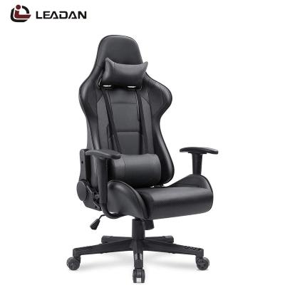 China Wholesale LEADAN Adjustable Ergonomic PC Fabric Floor Gaming Chair (Size) With Speakers Footrest Massgae Gamer Chair Gaming Leather Custom for sale