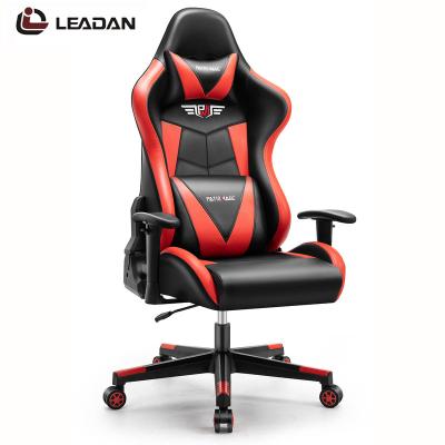 China LEADAN RGB gaming chair adjustable custom cheap scorpion white gaming chair with speakers footrest massgae gamer chair gaming parts desk for sale