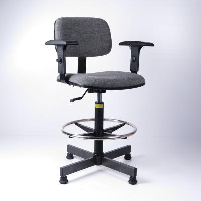 China (Height)Adjustable Anti Static Fabric Chair for sale