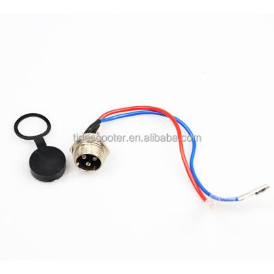 China Plastic + Metal Spare PRO KugooM4 Scooter Parts Accessories Electric Power Charger T-Type Charging Left Plug for sale