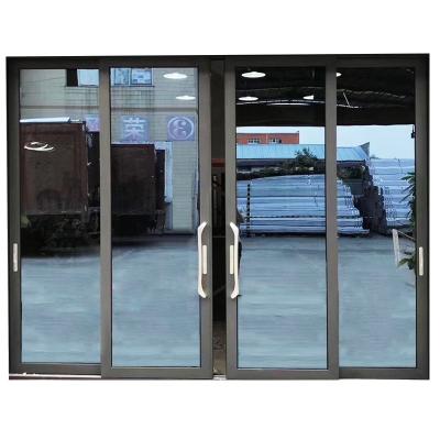 China Waterproof IN CHINA ALUMINUM GLASS SLIDING DOOR WITH COMMERICAL DOOR COATED EXTERIOR GLASS SLIDING DOOR for sale