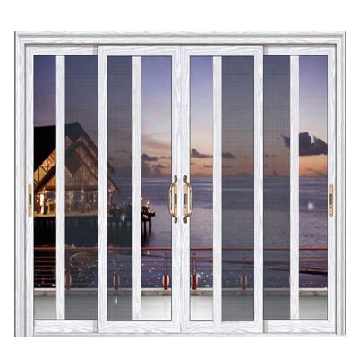 China Waterproof High Quality SLIDING GLASS DOORS Wholesale Stainless Steel Door Material Triple Glazing Sliding Door for sale