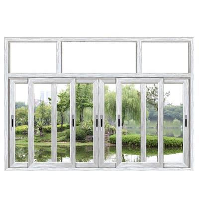 China Factory Direct Sale Rolling Insulation Prevent Mosquitoes Kitchen Windows Aluminum Alloy Tempered Glass Slip Window For Kitchen for sale