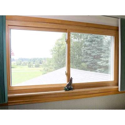 China Sliding Cheap Price 2 Panels Tempered Glass Aluminum Sliding Window for sale