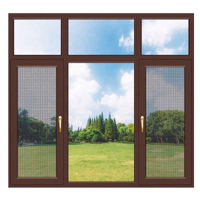 China Lowes price wrought iron double safety windows cheap French steel interior thermal glass casement thermal glass anti sound and break casement window for sale