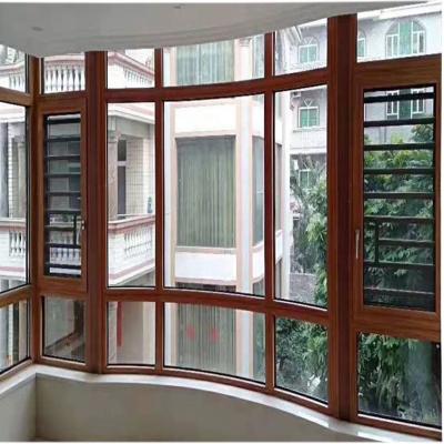 China China Supplier Three Way Modern Design Fixed Interior High Quality Double Glass Casement Window Thermally Broken Casement Window for sale