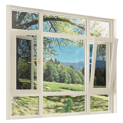 China Inward Opening Aluminum Casement Window Glass Veranda Window Anti Noise Casement And Thermal Cut European Style Window Casement for sale