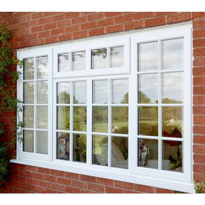 China French Style Durable Gill Alumimum Fixed Glass Windows for Villa for sale