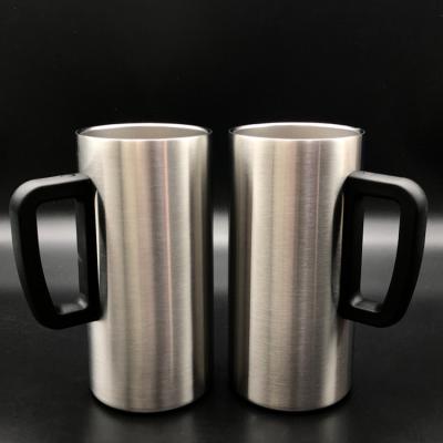 China Wholesale Business Vendor 26oz Beer Mug Stainless Steel Beer Mugs Tumbler Beer Cups Travel Mug With Handle for sale