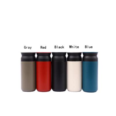 China Korea Japanese Style 304 Stainless Steel Vacuum Cup Fashion PORTABLE Single Vacuum Insulated Water Bottle Thermos for sale