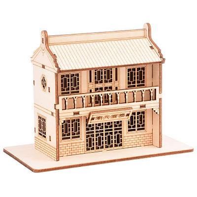 China Cartoon Toy DIY 3D Puzzle Game Assembly Wooden Music Box Toy Gift for Adult Children Kids for sale