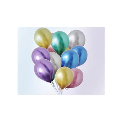 China New gift toy 12inch color Rose Gold Metallic Balloon Light green latex balloons for wedding birthday party deco 50pcs for sale