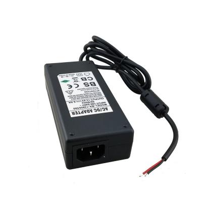 China Flame Retardant ABS+PC Material EMC LVD CB Switched 13.8v 6.5a Universal Power Supply Switching Adapters 90w 13.8 Volt AC Dc Adapter With Bare Wire for sale